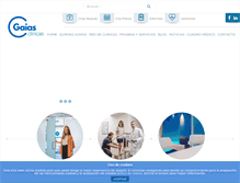 Tablet Screenshot of clinicagaias.com